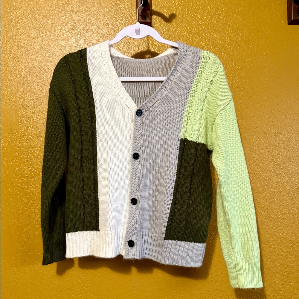 Colorblock V-Neck boys Sweater